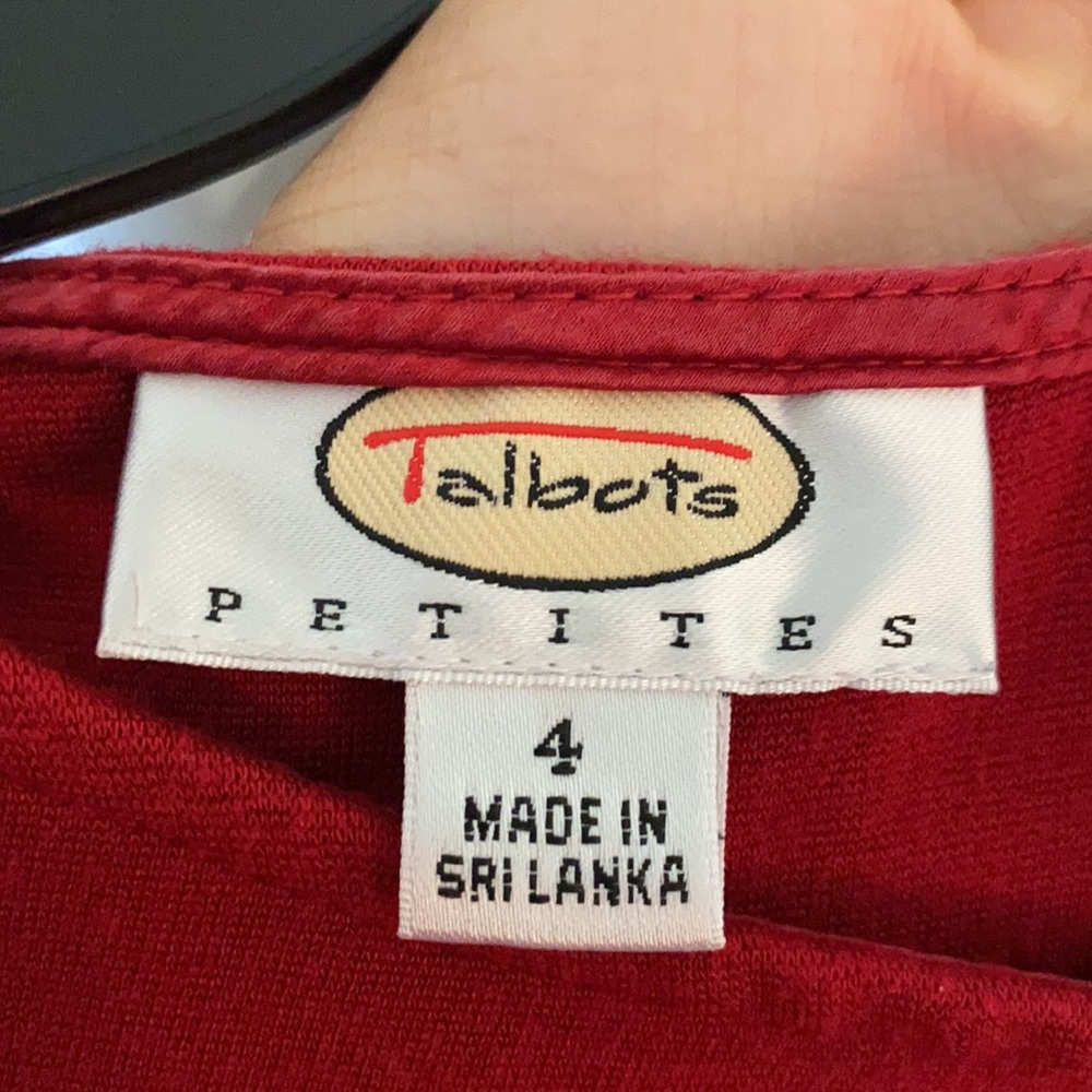 💕Talbots💕 Lady In Red - Picture 4 of 4